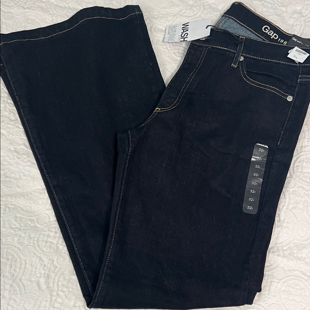 GAP Jeans Women Size 32 Dark Blue Straight Leg